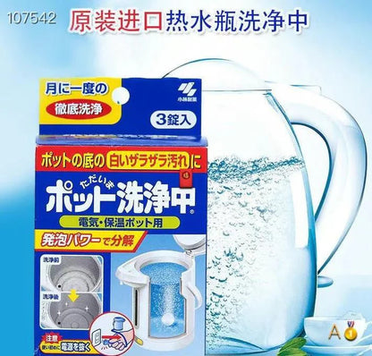 KOBAYASHI PHARMACEUTICAL KETTLE DESCALER CLEANING EFFERVESCENT 3 TABLETS