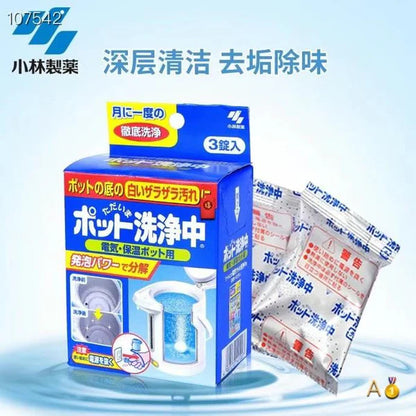 KOBAYASHI PHARMACEUTICAL KETTLE DESCALER CLEANING EFFERVESCENT 3 TABLETS