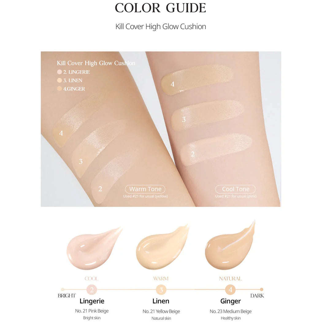 CLIO KILL COVER HIGH GLOW CUSHION SET - 3 COLOURS