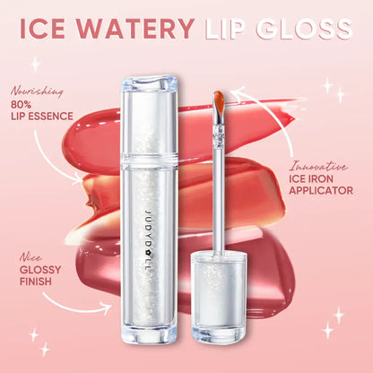 JUDYDOLL ICE WATERY LIP GLOSS 2.4G  - 2 COLOURS