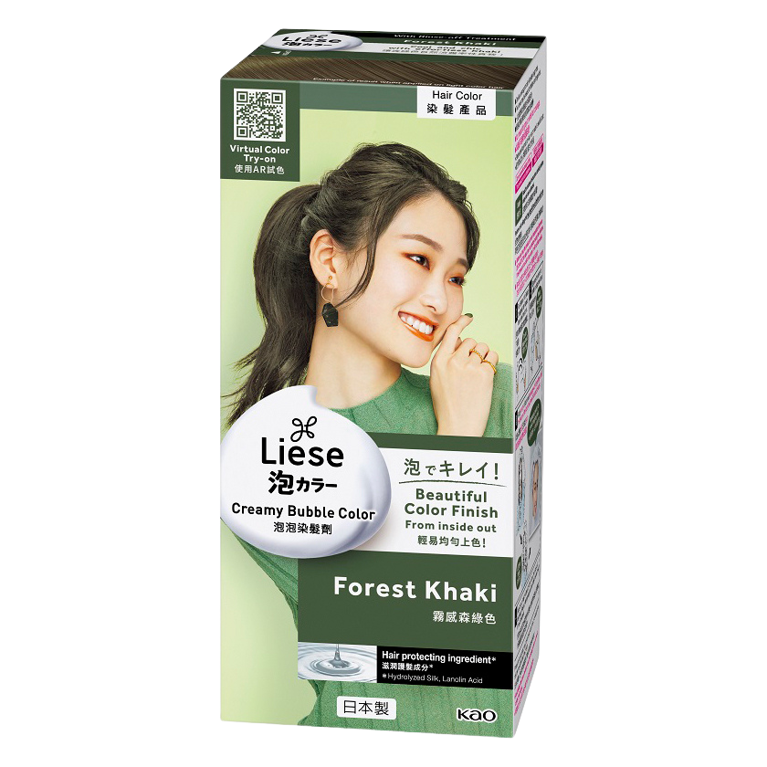 KAO Liese Bubble Color Forest Khaki 108ML (NON-MEDICINAL PRODUCTS)