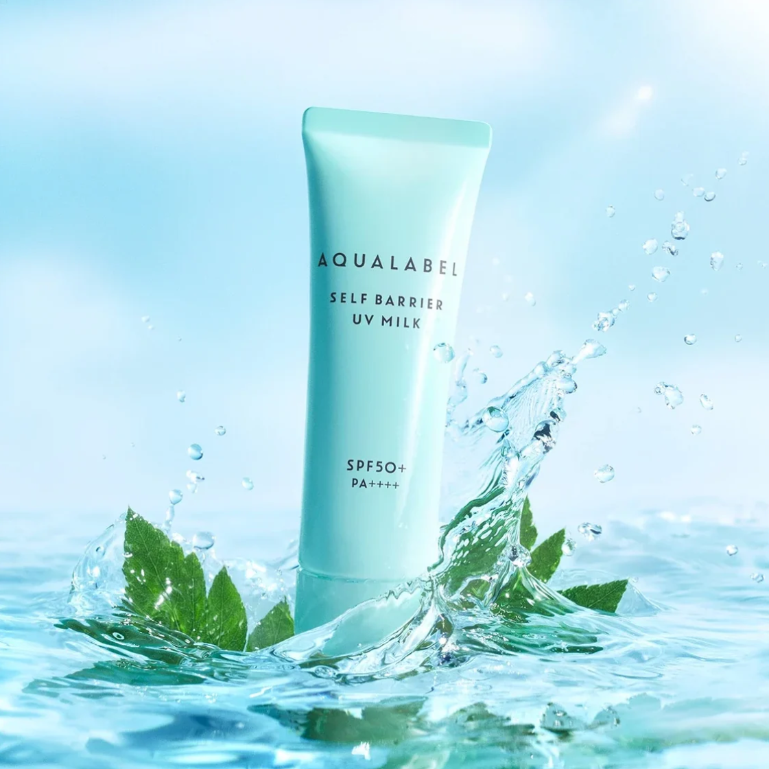 SHISEIDO AQUA LABEL SELF BARRIER UV MILK SPF 50+ PA++++ 45G