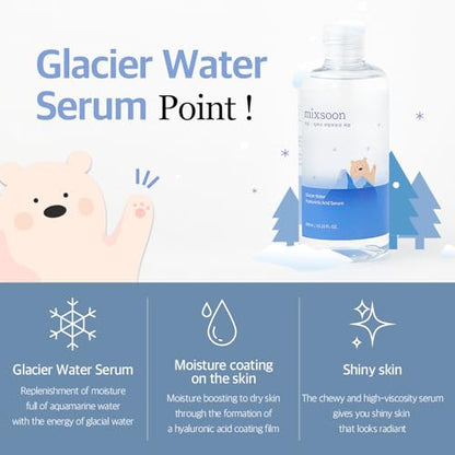 MIXSOON GLACIER WATER HYALURONIC ACID SERUM 300ML