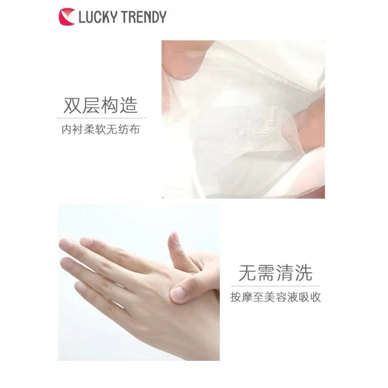 LUCKY TRENDY ROSE HAND MASK 1 PAIR