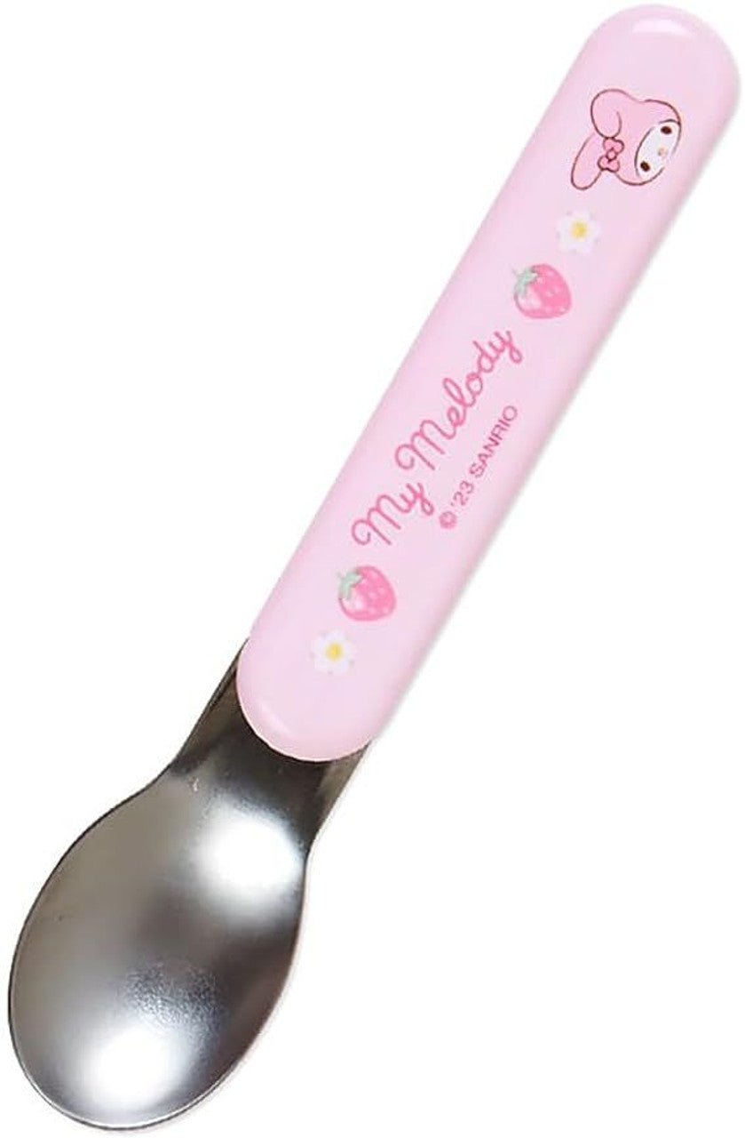 Sanrio Fork Spoon Chopsticks Tableware Set with Three-dimensional My Melody Case