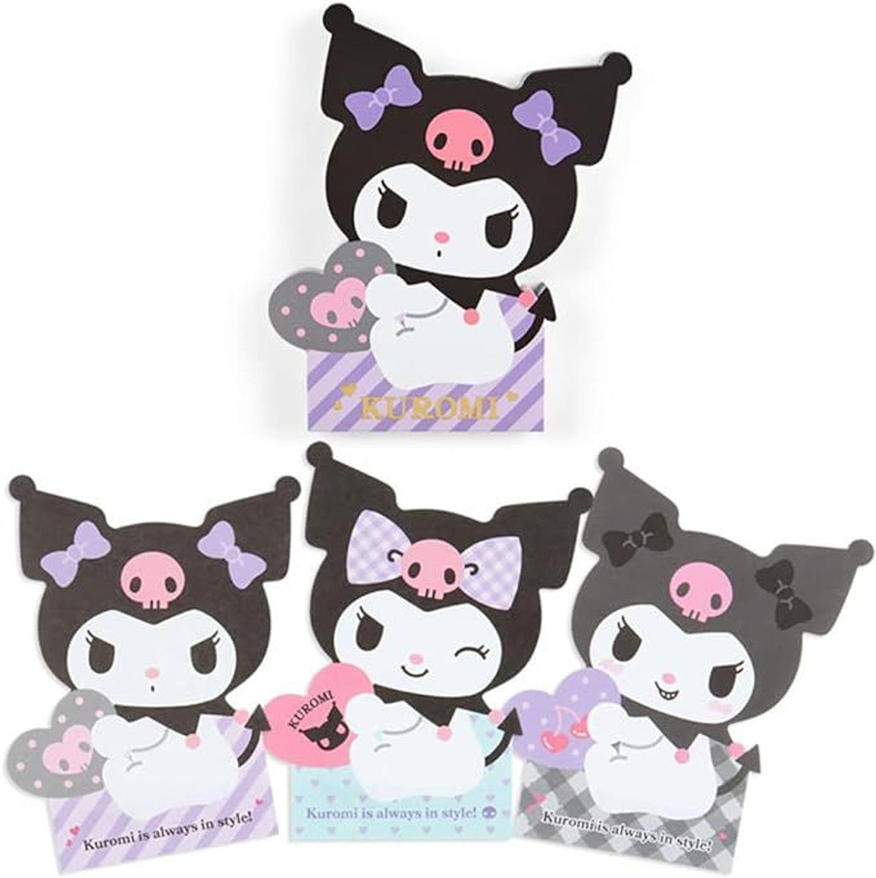 SANRIO CHARACTER SHAPED MEMO KUROMI