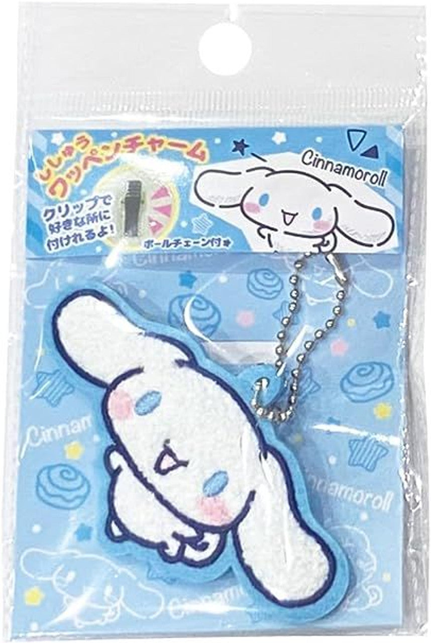 SANRIO CINNAMOROLL J'S PLANNING EMBROIDERED CLOTH PATCH ACCESSORIES WITH CLIP