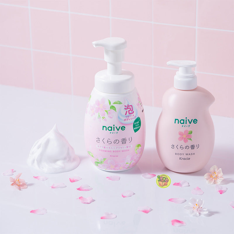 KRACIE NAIVE BODY SOAP PUMP SAKURA