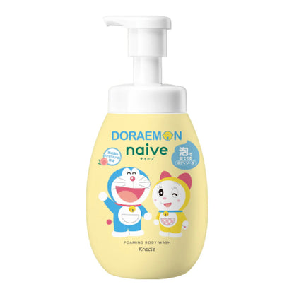 KRACIE NAIVE BODY SOAP DORAEMON DESIGN PEACH - 2 SIZES