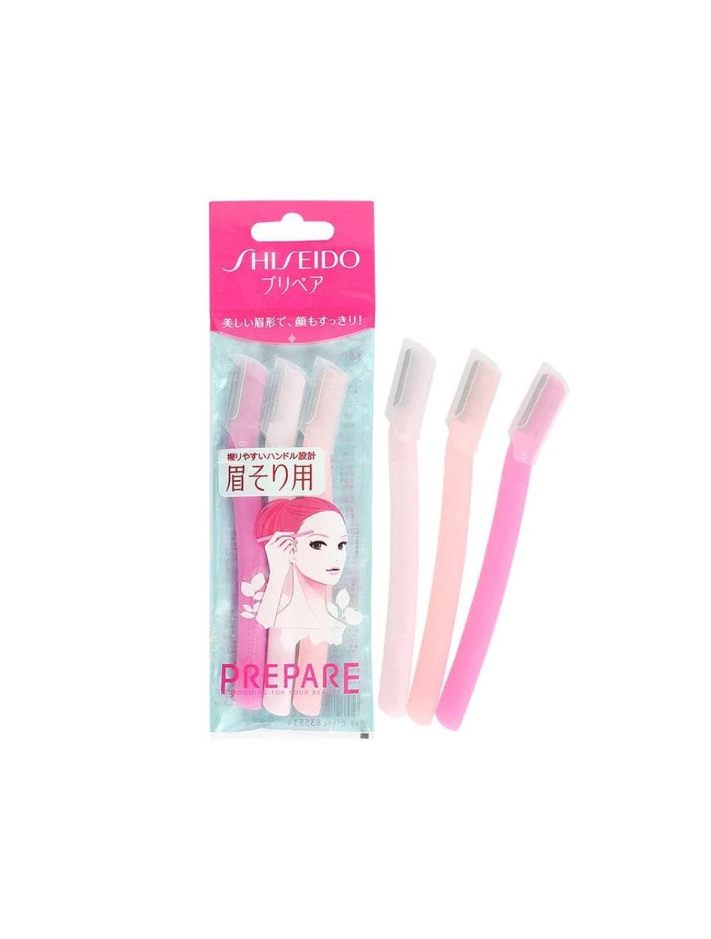 Shiseido Prepare Razor - Razor For Eyebrow 3pc