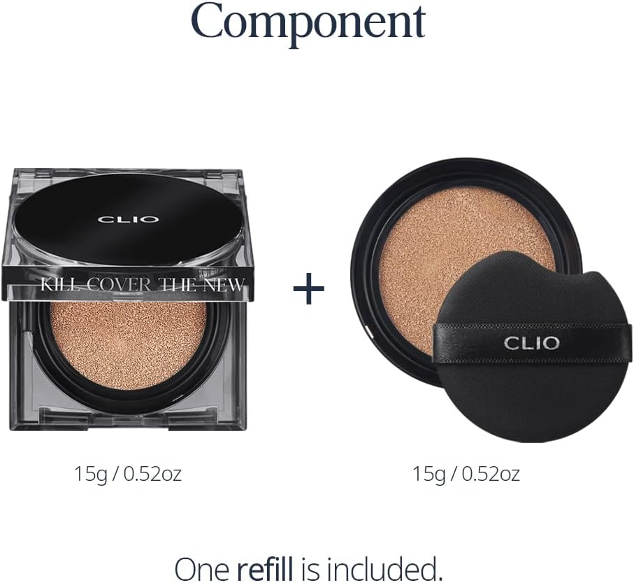 CLIO KILL COVER THE NEW FOUNWEAR CUSHION + REFILL 0.3G - 3 COLOURS