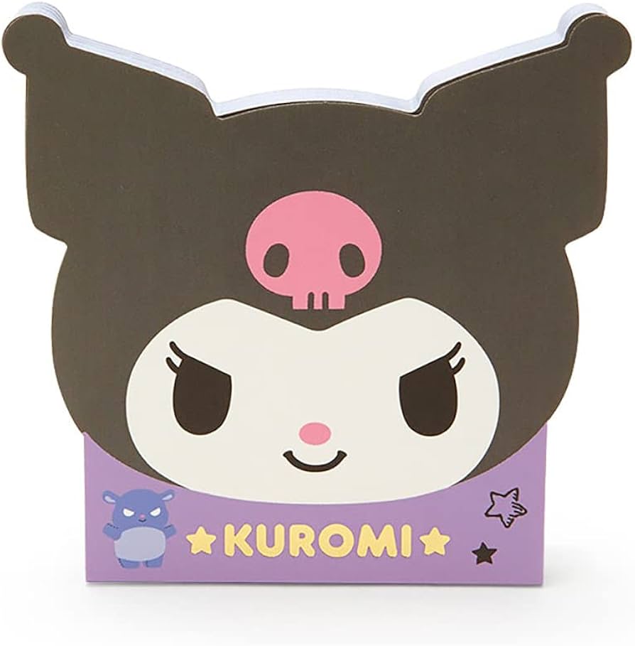 SANRIO CHARACTER SHAPED MEMO KUROMI