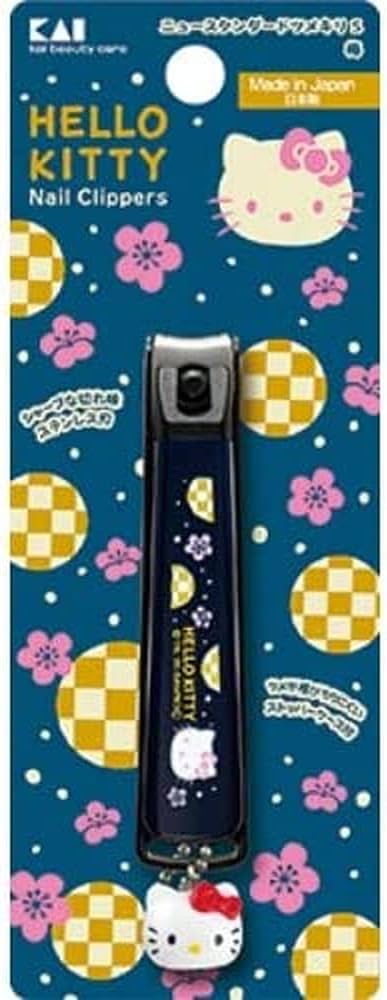 KAI HELLO KITTY JAPANESE STYLE NAIL CLIPPER - 3 TYPES