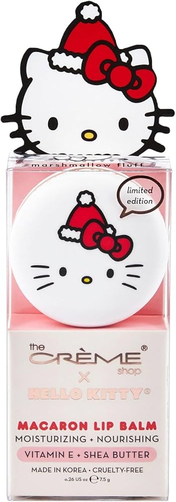 THE CREME SHOP HELLO KITTY & FRIENDS MACARON LIP BALM 7G - 2 TYPES