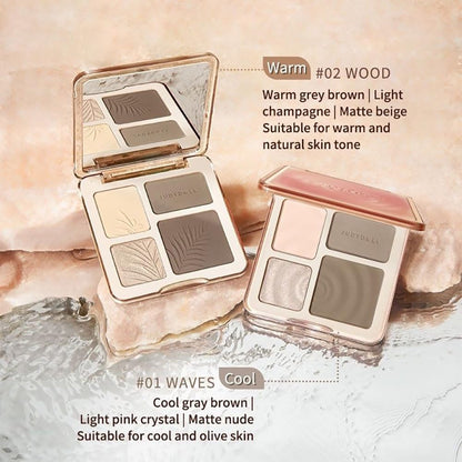 JUDYDOLL 2 IN 1 HIGHLIGHTER CONTOUR PALETTE 9G - 2 COLOURS