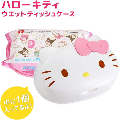 LEC Hello Kitty Wet Tissue With Case