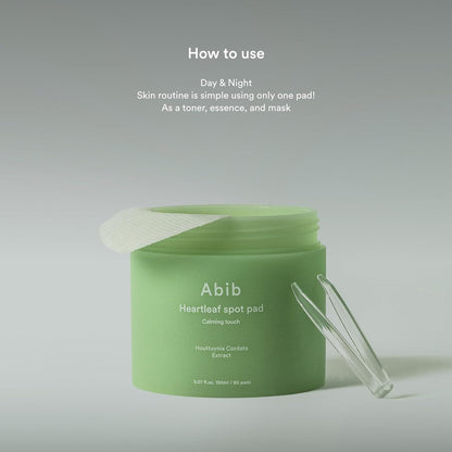 ABIB HEARTLEAF SPOT PAD CALMING TOUCH 80 PADS