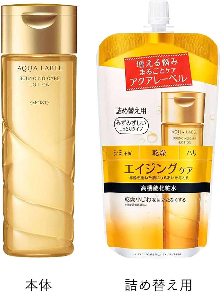 SHISEIDO AQUALABEL BOUNICNG CARE LOTION MOIST REFILL 180ML