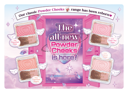 CANMAKE POWDER CHEEKS 1.8G - 4 COLOURS