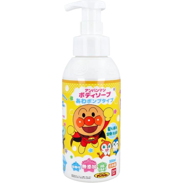 BANDAI ANPANMAN PUMP TYPE CHILD'S SKIN AND HAIR 2 IN 1 FOAM