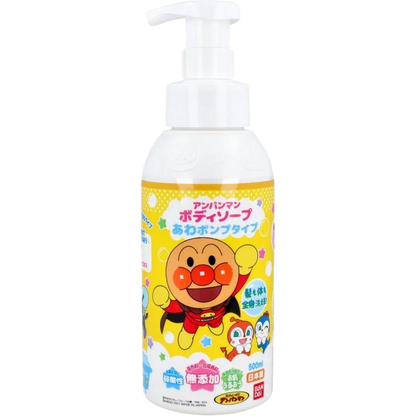 BANDAI ANPANMAN PUMP TYPE CHILD'S SKIN AND HAIR 2 IN 1 FOAM