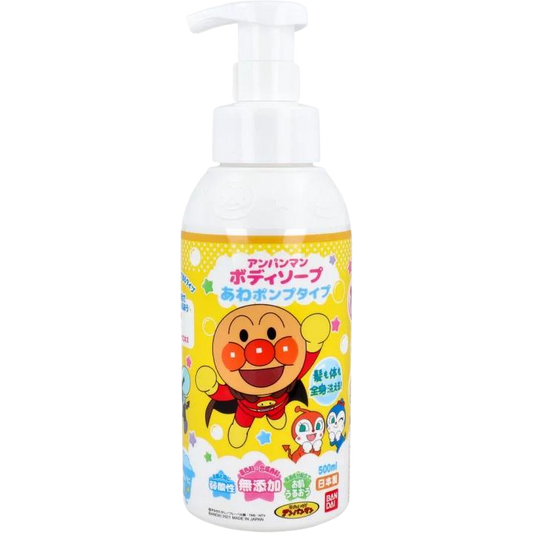 BANDAI ANPANMAN PUMP TYPE CHILD'S SKIN AND HAIR 2 IN 1 FOAM