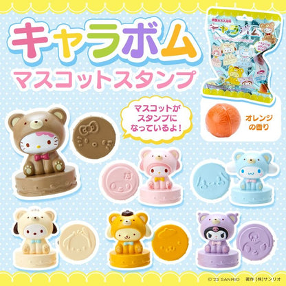 SANRIO CHARACTERS STAMP BATH BALL 1 RANDOM CHARACTER