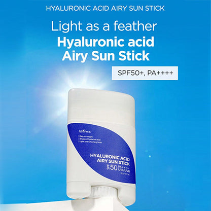 ISNTREE HYALURONIC ACID AIRY SUN STICK SPF 50+ PA++++ 22G