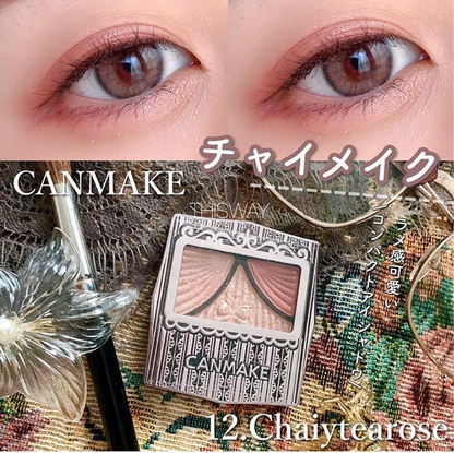 CANMAKE JUICY PURE EYES 12 CHAI TEA ROSE 1.2G