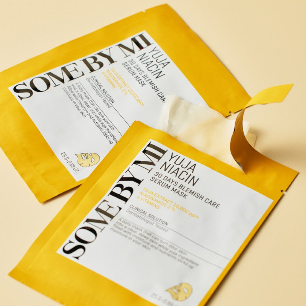 SOME BY MI YUJA NIACIN 30 DAYS BLEMISH CARE SERUM MASK 25G