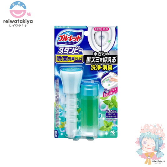 Kobayashi Toilet Cleaning Gel Stamp Sterilization Plus Super Mint 28g