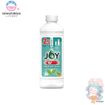 P&G JOY DISINFECTING AND DEODORISING DISHWASHING LIQUID MINT SCENT 325ML REFILL