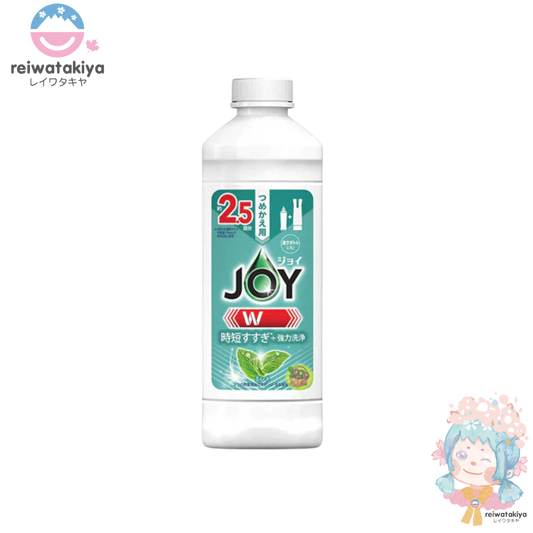 P&G JOY DISINFECTING AND DEODORISING DISHWASHING LIQUID MINT SCENT 325ML REFILL