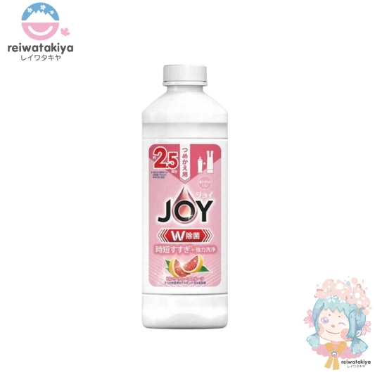 P&G JOY DISINFECTING AND DEODORISING DISHWASHING LIQUID GRAPEFRUIT SCENT 325ML REFILL