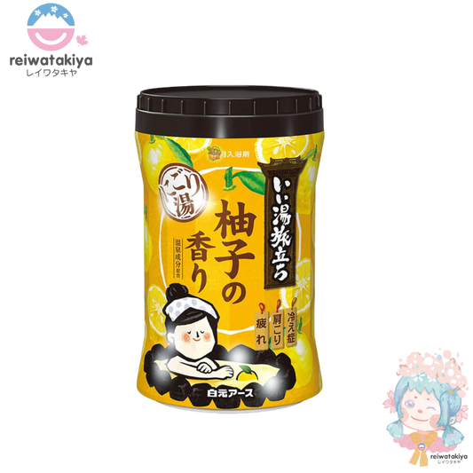 HAKUGEN Earth Iiyu Tabidachi Nigoriyu Bath Salt 660g - Yuzu Fragrance