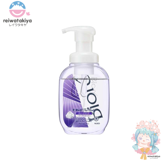 KAO BIORE U BODY FOAM TYPE HERBAL FRESH FRAGRANCE PUMP 540ML - 2 REFILL SIZES