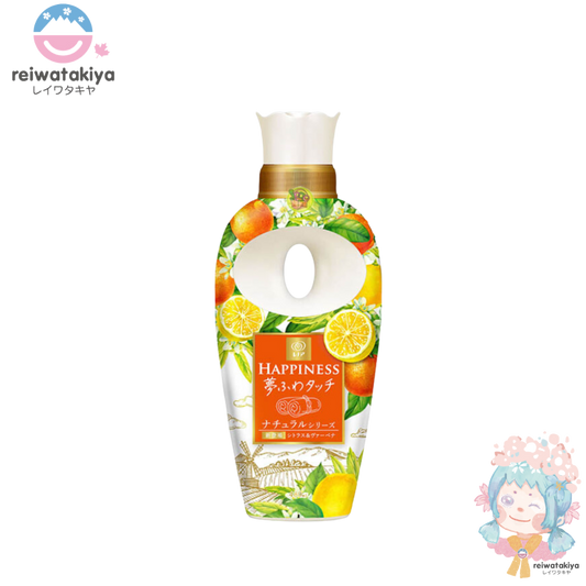 P&G LENOR HAPPINESS YUME FUWA TOUCH NATURAL CITRUS & VERBENA 480ML SOFTENER