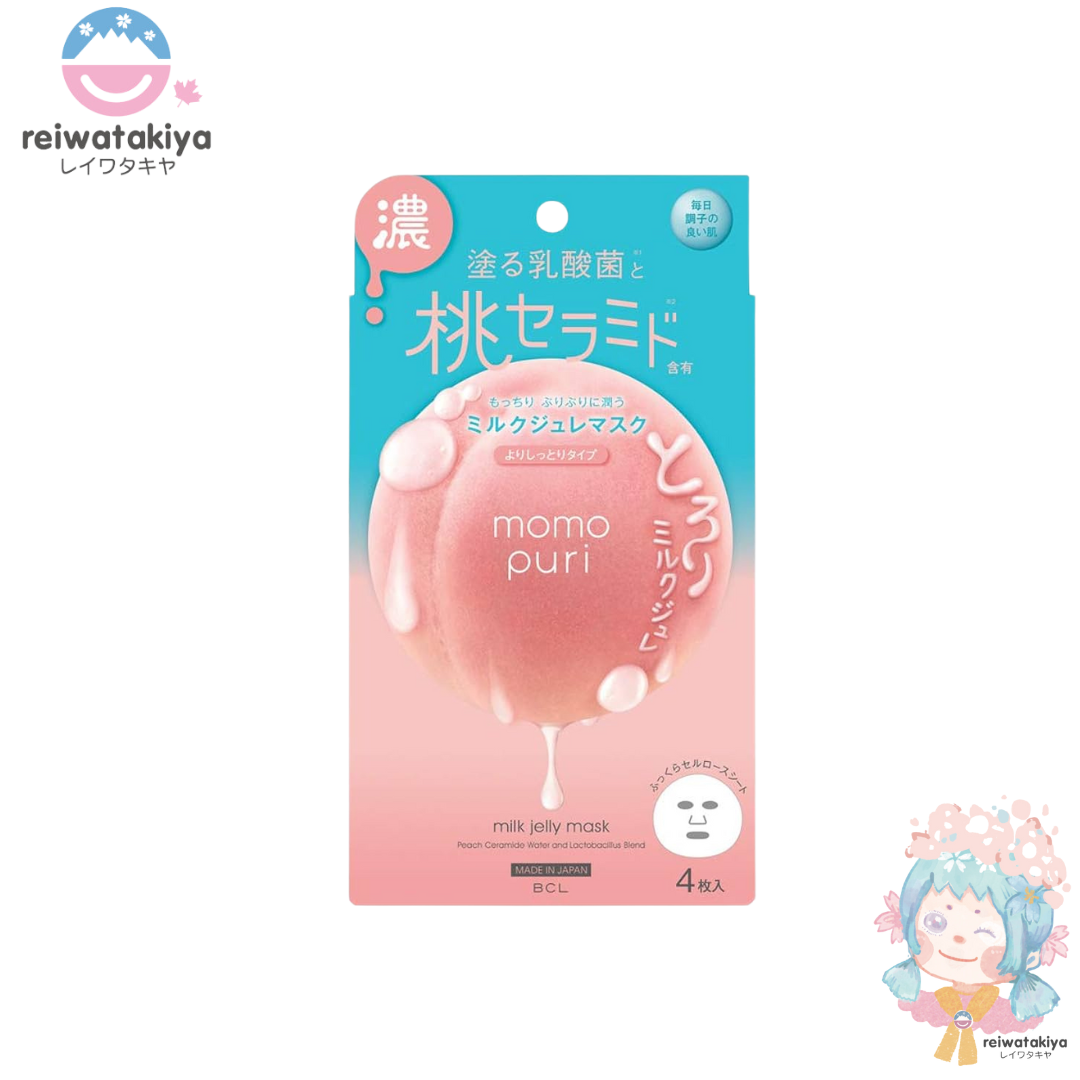 BCL MOMO PURI MILK JELLY MASK 4PC