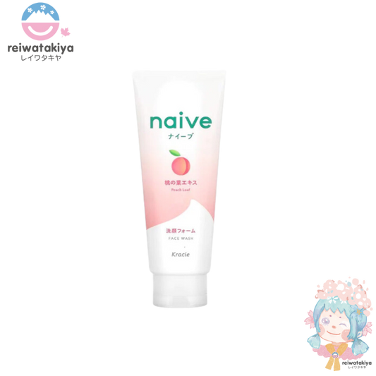 KRACIE NAIVE Peach Facial Cleansing Foam 130g