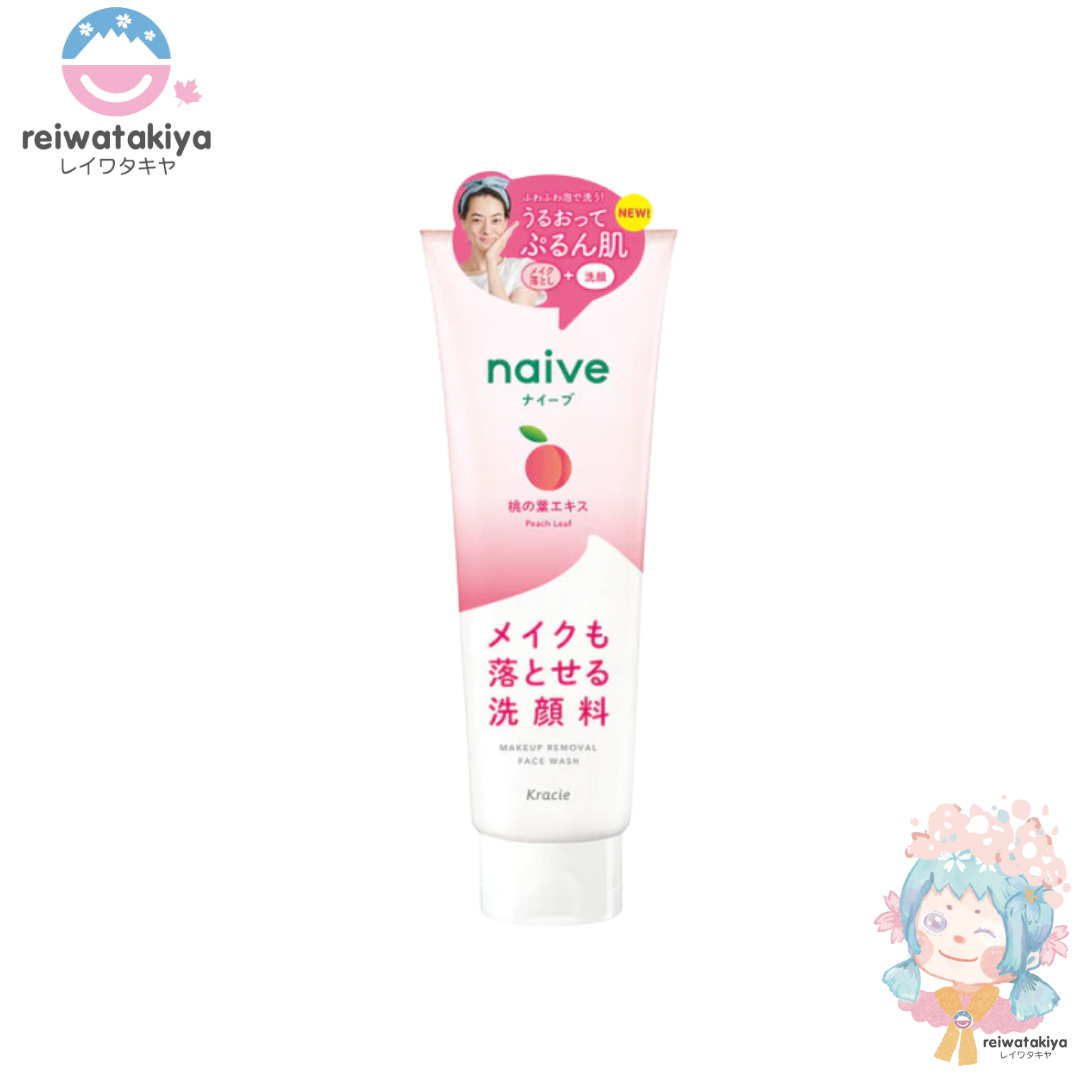 Kracie Naive Makeup Cleansing Foam Peach 200g