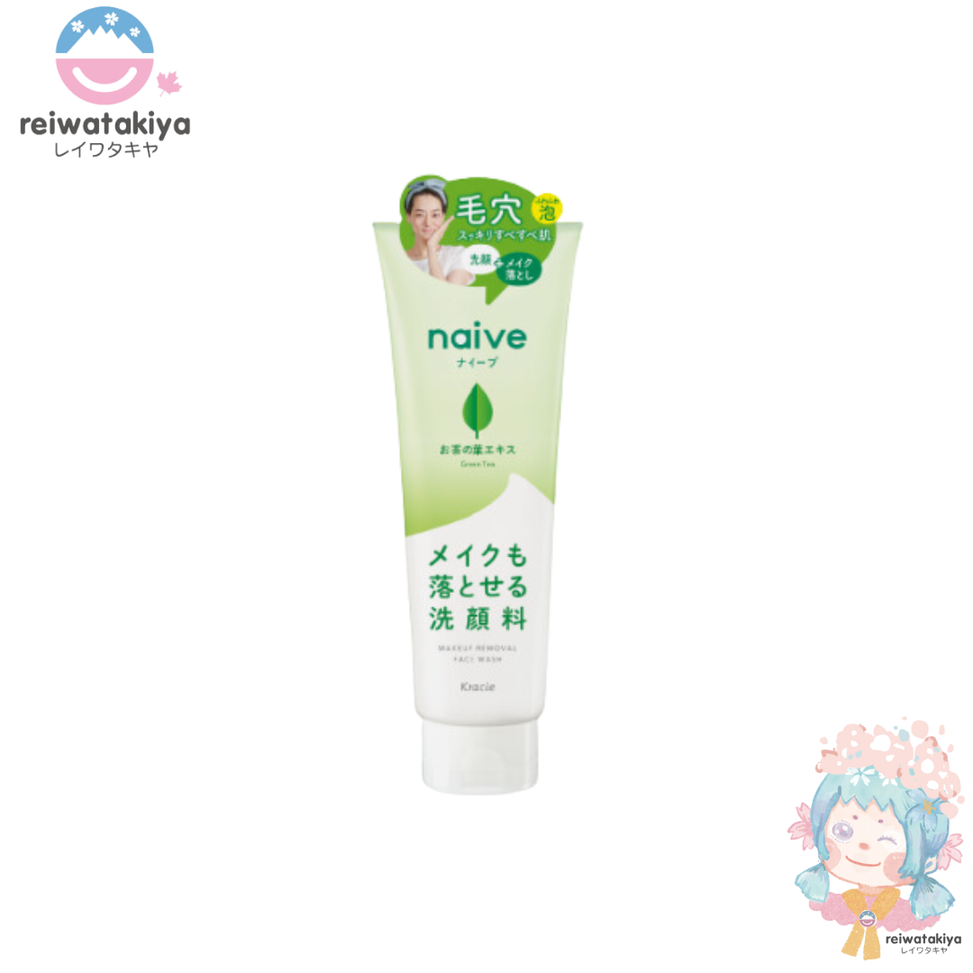 Kracie Naive Makeup Cleansing Foam Green Tea 200g