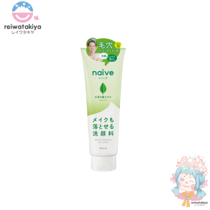 Kracie Naive Makeup Cleansing Foam Green Tea 200g