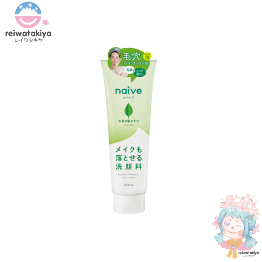 Kracie Naive Makeup Cleansing Foam Green Tea 200g