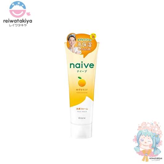 KRACIE NAIVE Yuzu Ceramide Facial Cleansing Foam 130g