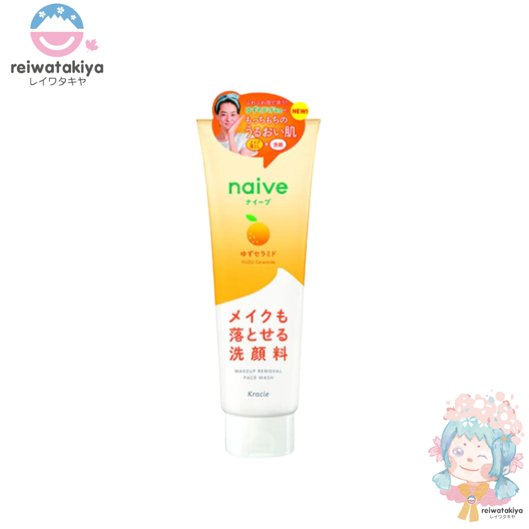 Kracie Naive Makeup Cleansing Foam Yuzu Ceramide 200g