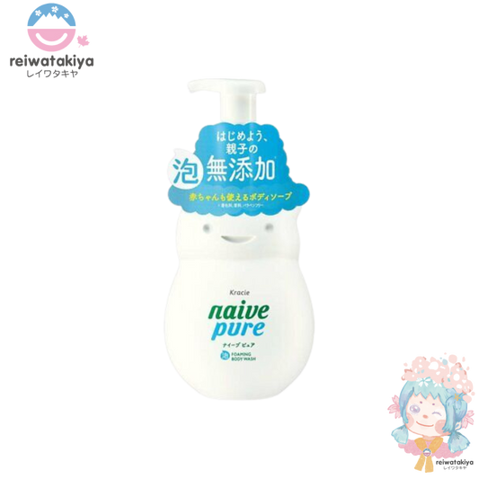 Kracie Naive PURE Body Wash FOAM Soap 550ml