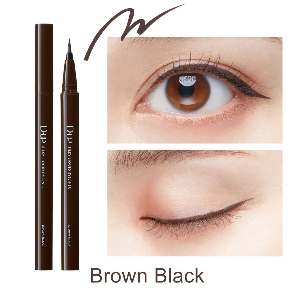 DUP SILKY LIQUID EYELINER 0.4ML - 2 COLOURS