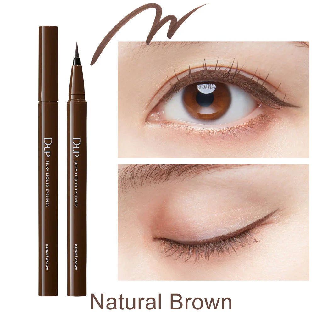 DUP SILKY LIQUID EYELINER 0.4ML - 2 COLOURS