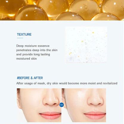 JM SOLUTION ACTIVE GOLDEN CAVIAR NOURISHING MASK 10PCS