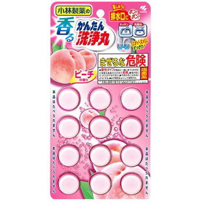 KOBAYASHI EASY DRAIN CLEANING TABLETS 12 TABLETS - 3 SCENTS